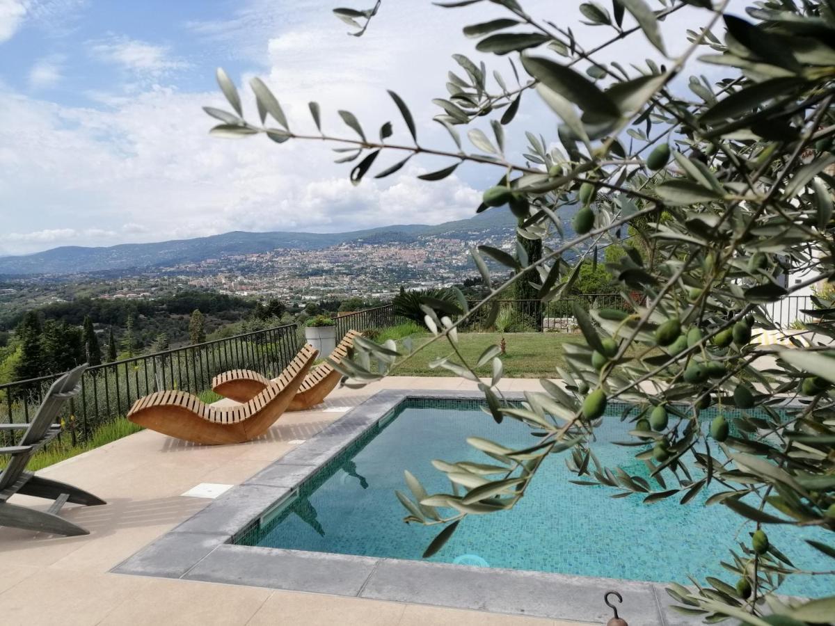 Les Lodges De L'Oliveraie De Virevent Grasse Buitenkant foto